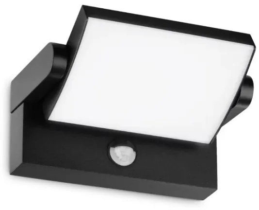 Ideal Lux -LED Kültéri fali lámpa érzékelővel SWIPE LED/21W/230V CRI 90 IP54 fekete