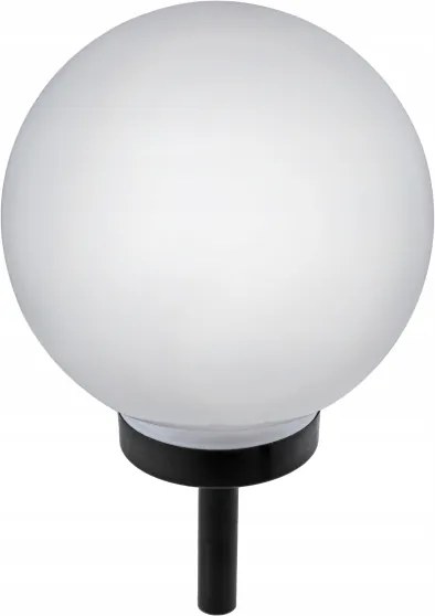 LED napelemes lámpa LED/1,2 V 6500 K 200 mAh Ø 25 cm IP44 fehér/fekete