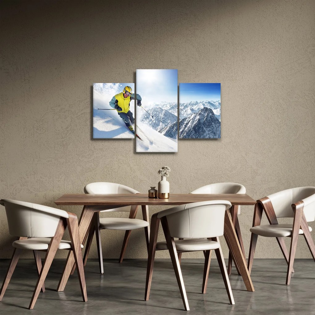 Kép - Síelő (90x60 cm)