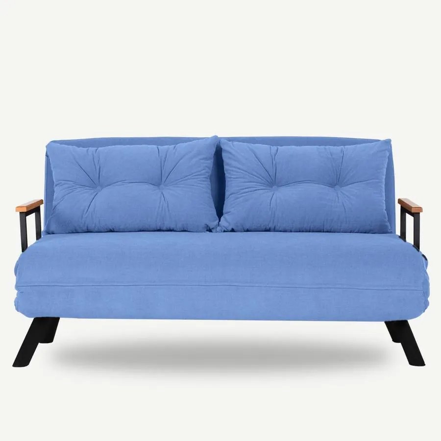 2 személyes kanapéágy Homoko 2-Seater - Kék