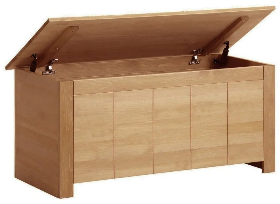 Natúr színű borovi fenyő tárolóláda 100x45 cm Bertram – Støraa