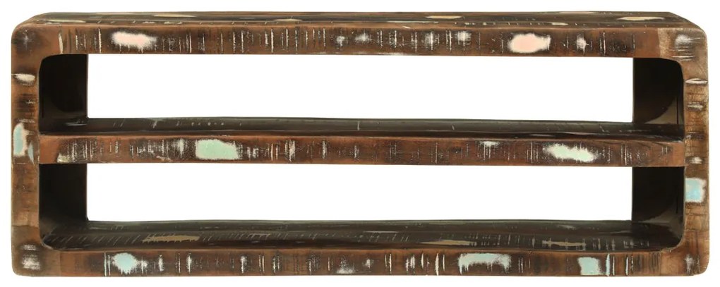TV szekrény 100x32x36 cm Tömör fa újrahasznosított