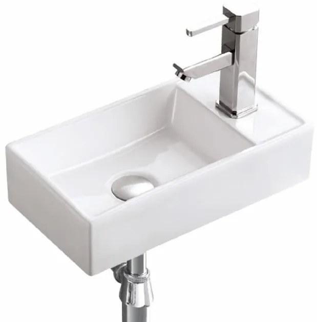 AREZZO design AUSTIN 40x22 jobb oldali mini kézmosó AR-340