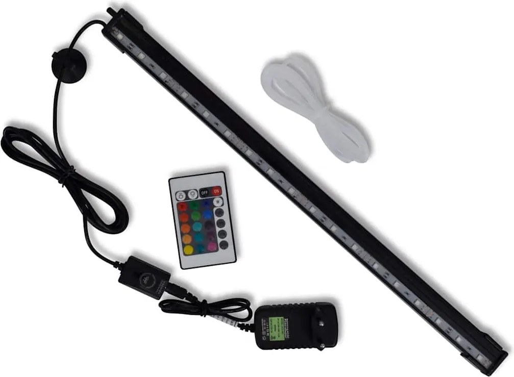 vidaXL LED-es RGB buborékos akváriumlámpa 48 cm