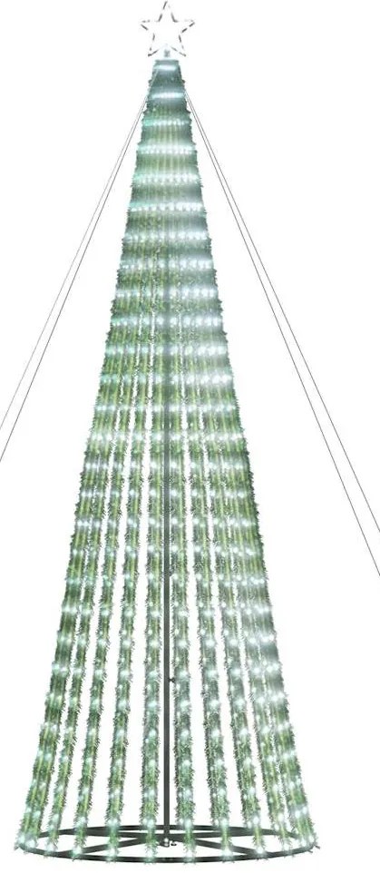 hideg fehér LED karácsonyfa 1028 LED 403 cm