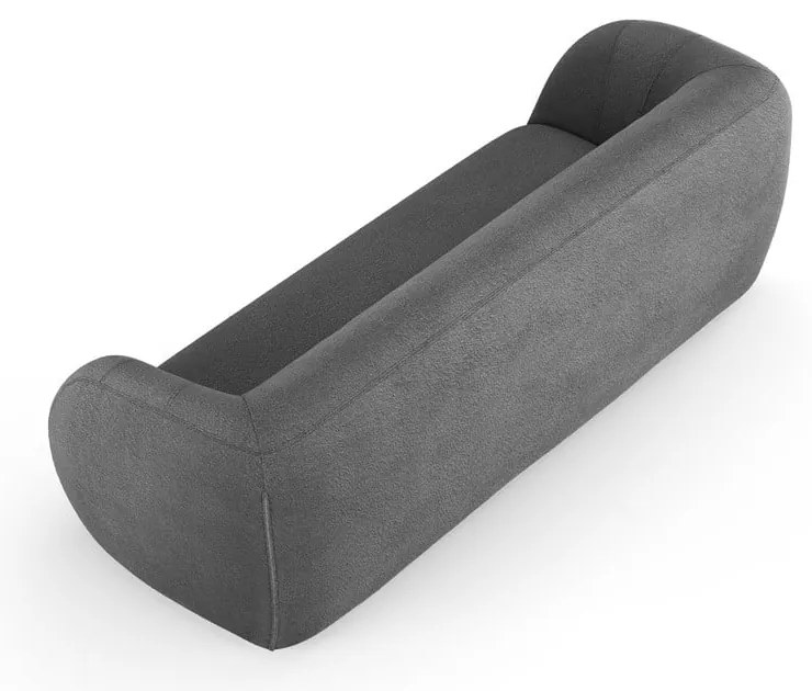 Szürke buklé kanapé 230 cm Essen – Cosmopolitan Design