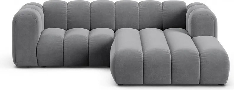 Világosszürke sarokkanapé (jobb oldali) Lupine – Micadoni Home