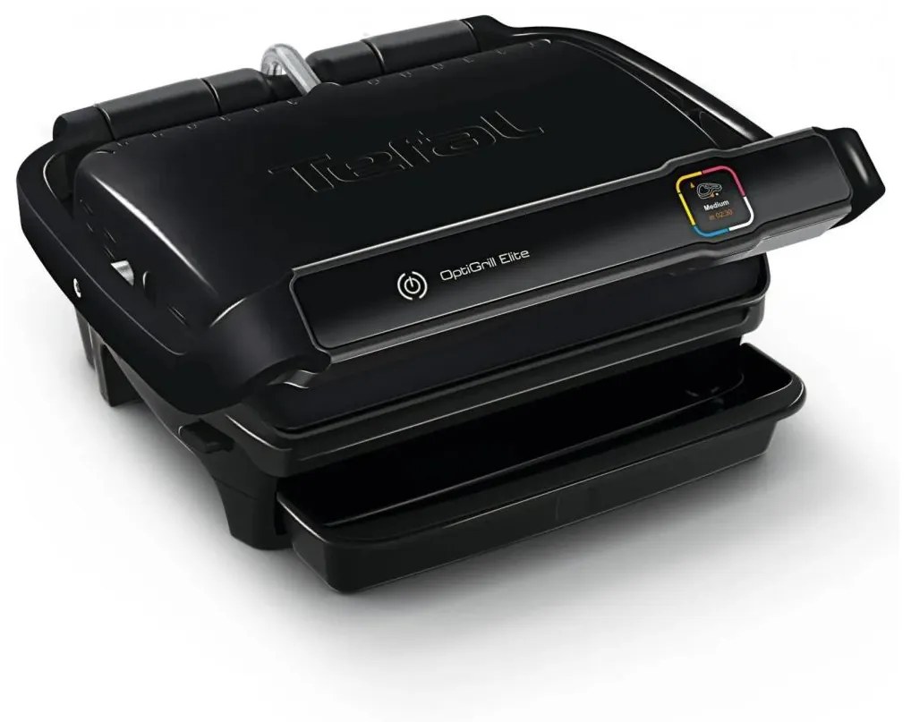 Tefal - Kontakt grill OPTIGRILL ELITE 2000W/230V fekete