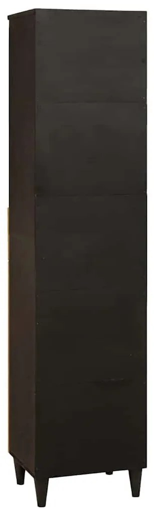 Fürdőszoba Székény fiókkal Fekete és Arany 38 x 33 x 160 cm