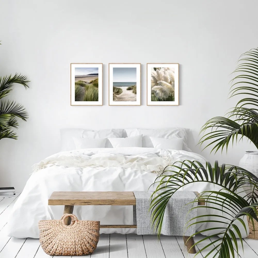 Kép szett 3 db-os 30x40 cm Beach – knor