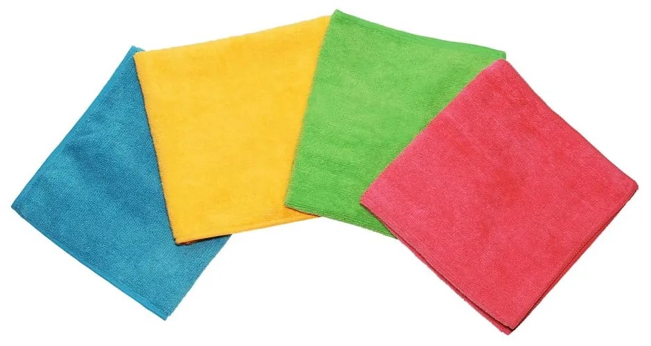 Mikroszálas törlőkendő szett 4 db-os 30x30 cm Colors - Vileda