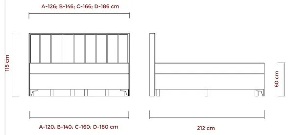 Kárpitozott ágy matracokkal és topperrel, tárolóhellyel ALICIA 140x200 cm bézs