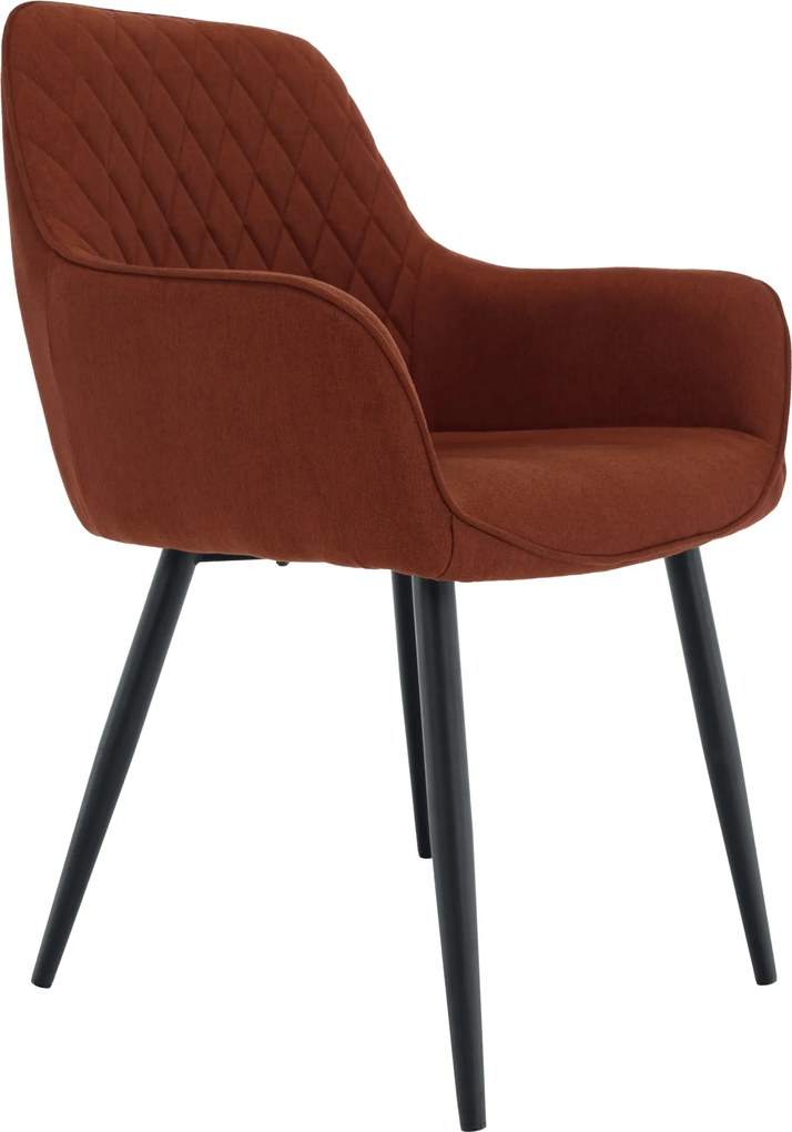 Design fotel, barna/fekete, OSKOR