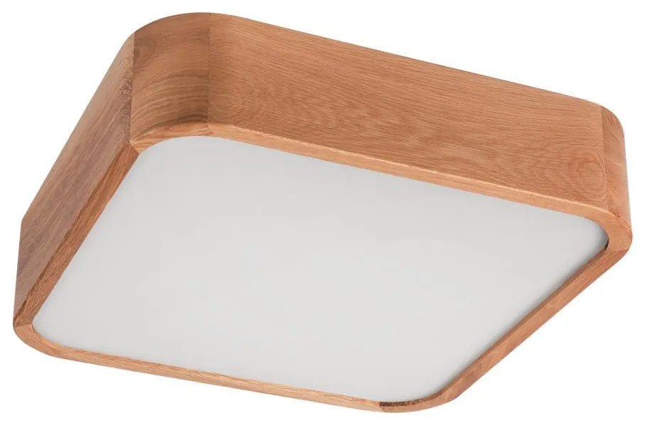 Lamkur Mennyezeti lámpa OAK SQUARE 2xE27/15W/230V 35x35 cm tölgy LA48871