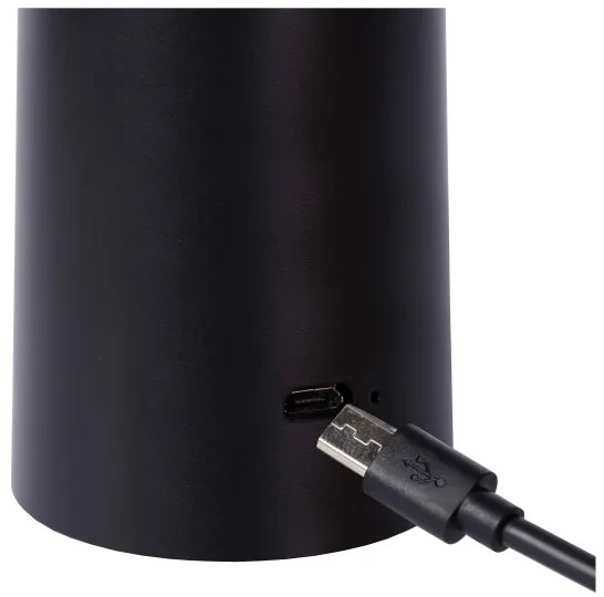 Lucide 02807/04/30 -LED Dimmelhető lámpa JIVE LED/3W/3,7V 3000/6500K IP44 fekete