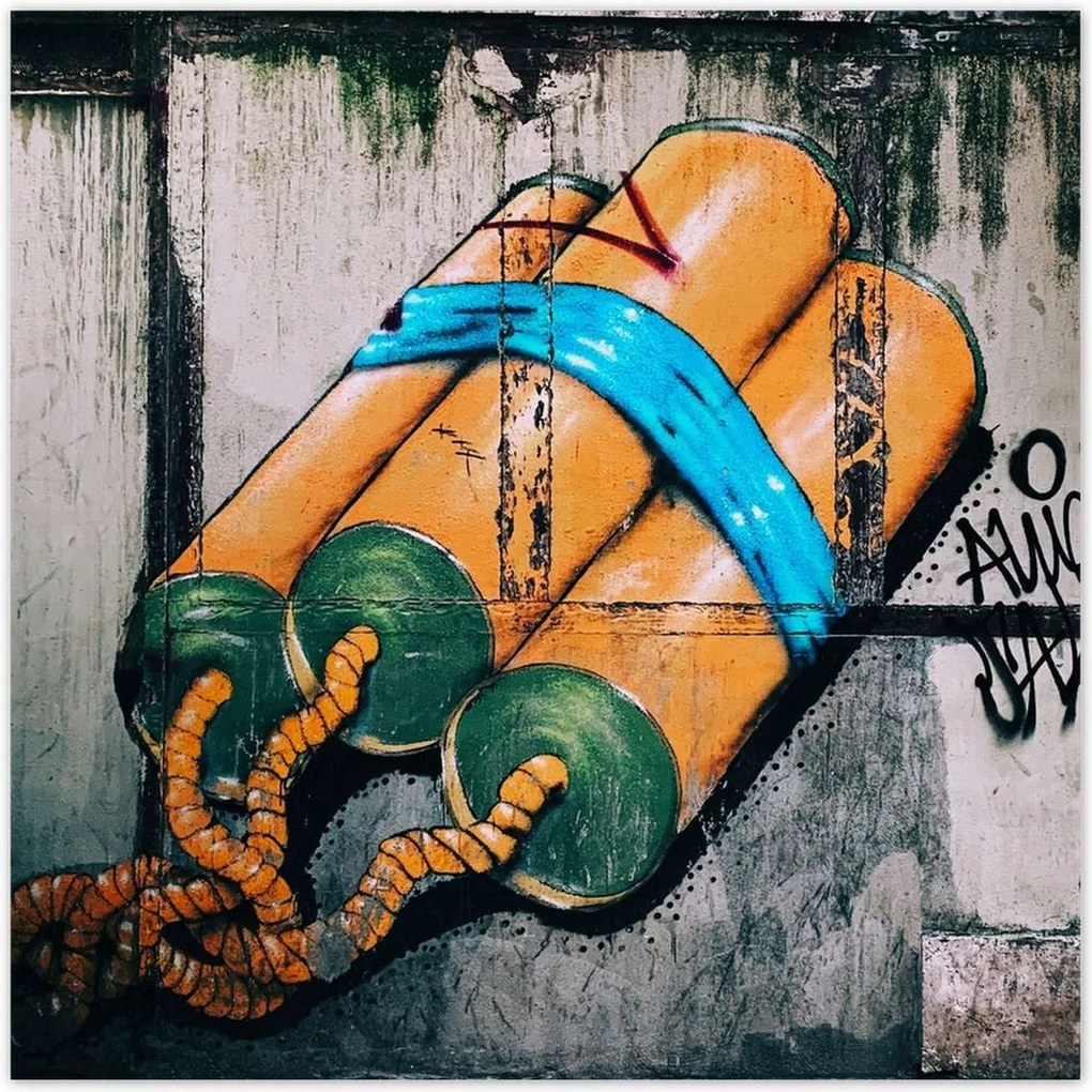 Poszterek 100x100 Graffiti Utcaművészet