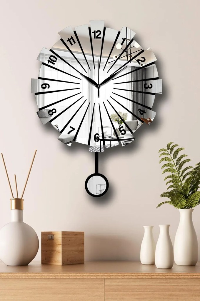 Vlnt111Gu ezüst MDF-akril falióra, 39 x 50 cm