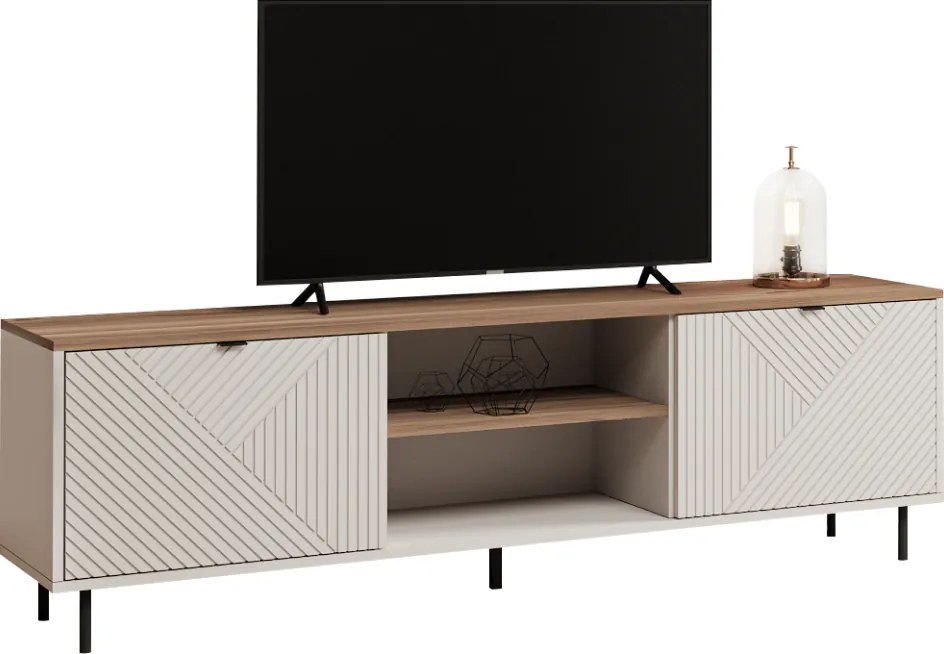 TV asztal, kasmír/castello tölgy, EYCO 2D/180