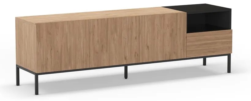 Natúr színű TV-állvány 180x55 cm Cailin – Marckeric