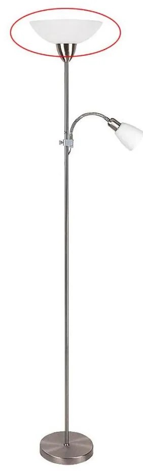 Rabalux 4067 - Csere lámpabúra állólámpához DIANA E27 nagy fehér