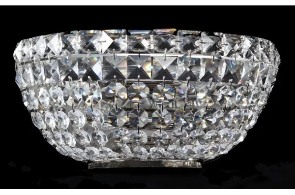 Maytoni DIA100-WL-02-N - Fali lámpa BASFOR 2xE14/60W/230V króm