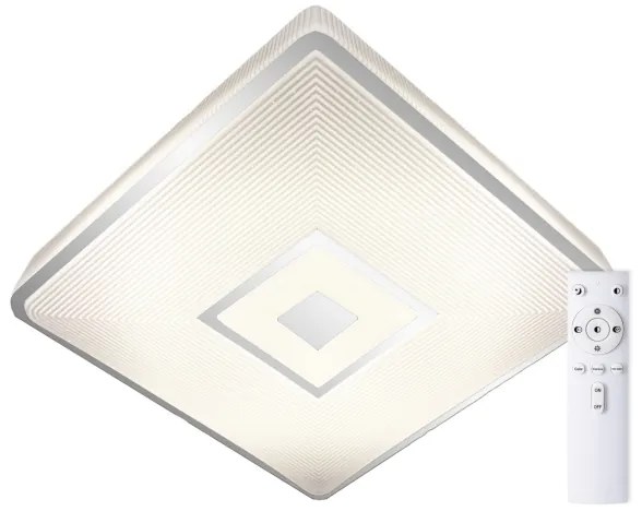 Top Light - LED RGB Dimmelhető mennyezeti lámpa LED/24W/230V szögletes + távirányító