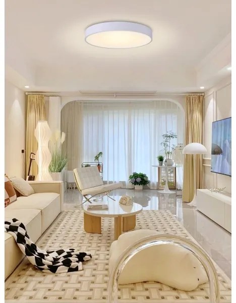 Immax NEO 07206L-LED Dimmelhető mennyezeti lámpa RONDATE 53W/230V fehér Tuya + távirányító