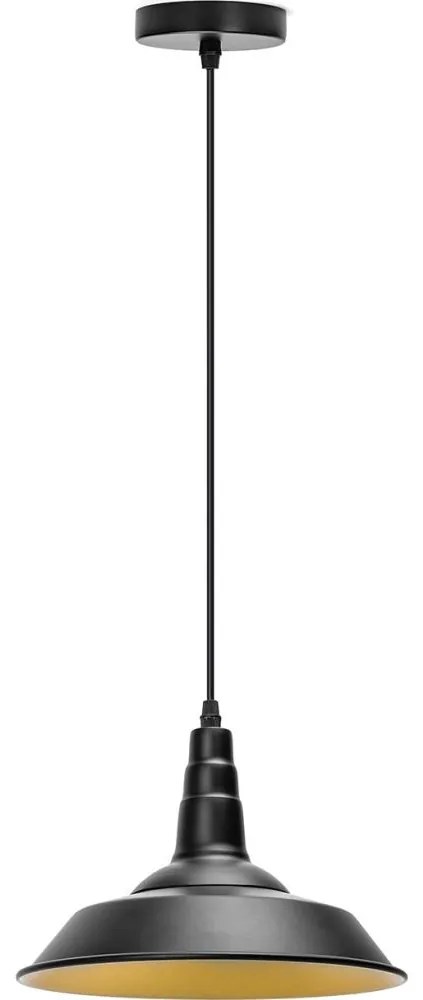 Aigostar - Csillár zsinóron 1xE27/60W/230V fekete