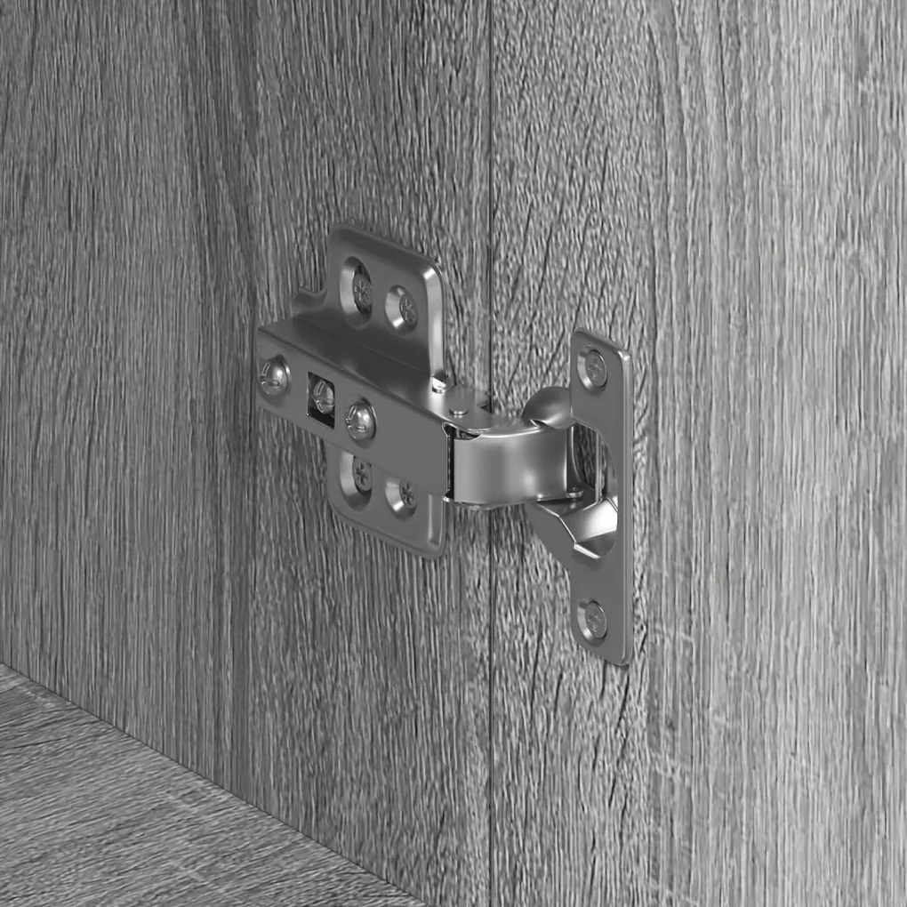 Széf fiókkal Szürke sonoma 120 x 36 x 69 cm Faanyag