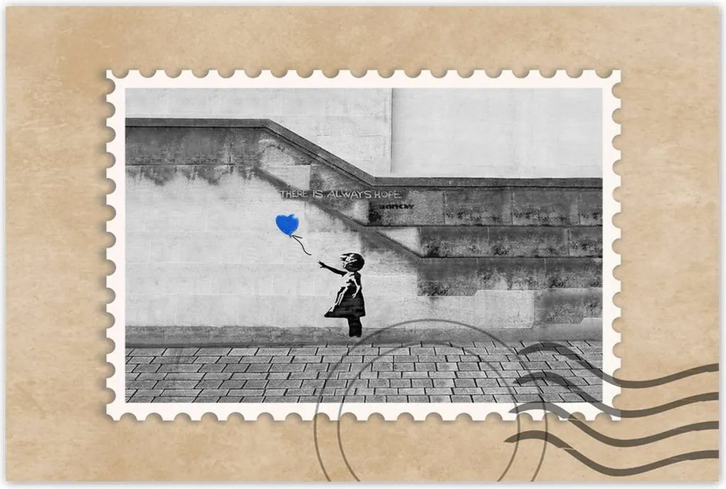 Poszterek 120x80 Banksy Always Hope Mural