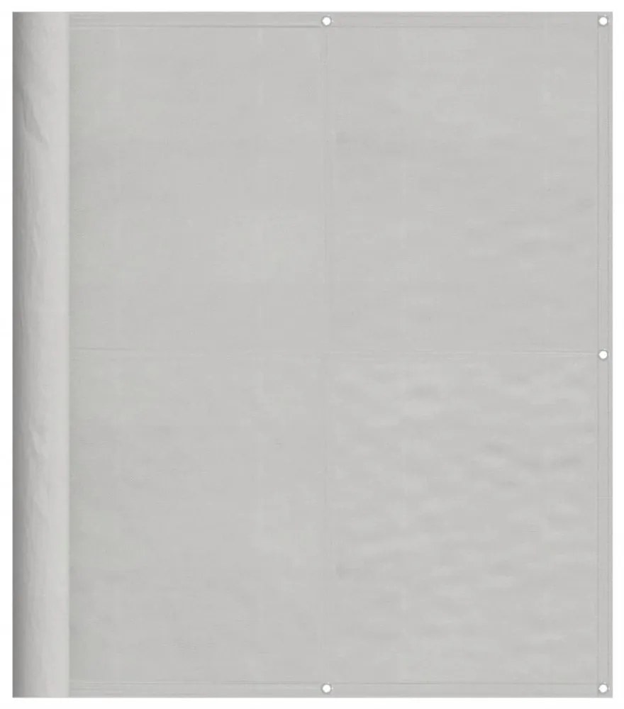 világosszürke 100% oxford poliészter erkélyparaván 120 x 600 cm