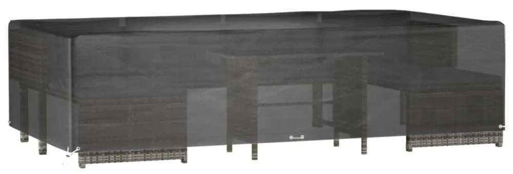 téglalap alakú kerti bútorhuzat 12 fűzőlyukkal 315x160x75 cm