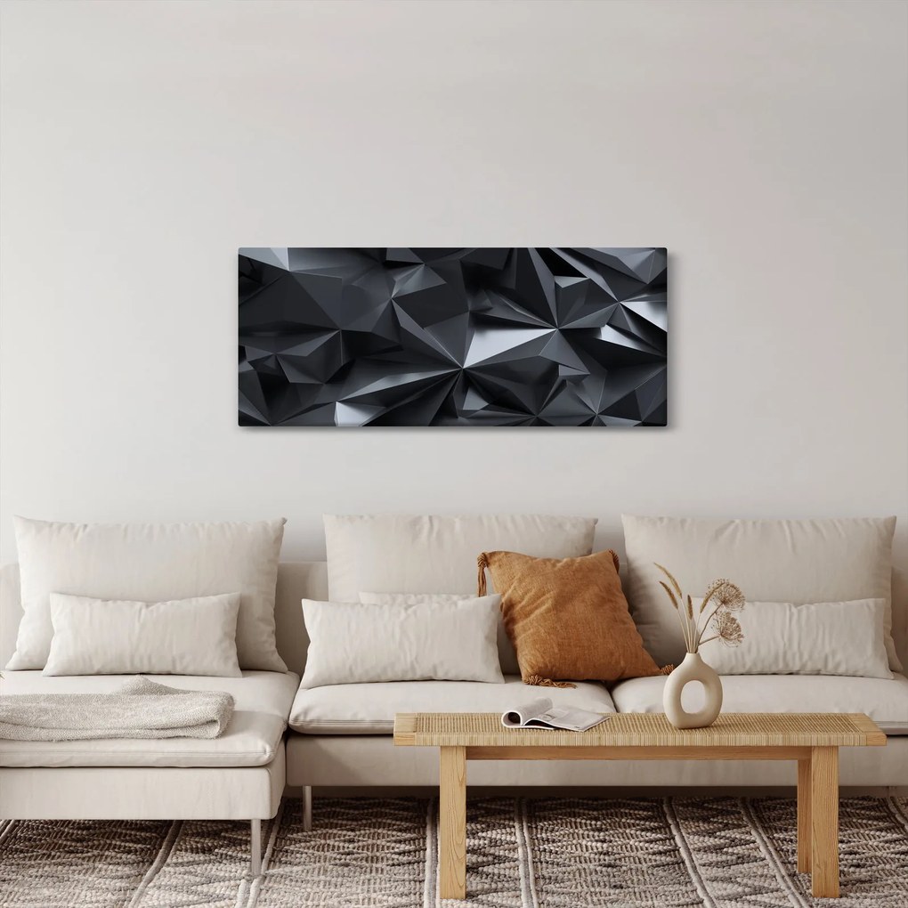 Kép - Geometriai absztrakció (120x50 cm)