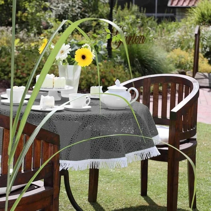 Abrosz Kerti Habszivacs Szürke Téglalap 125x155