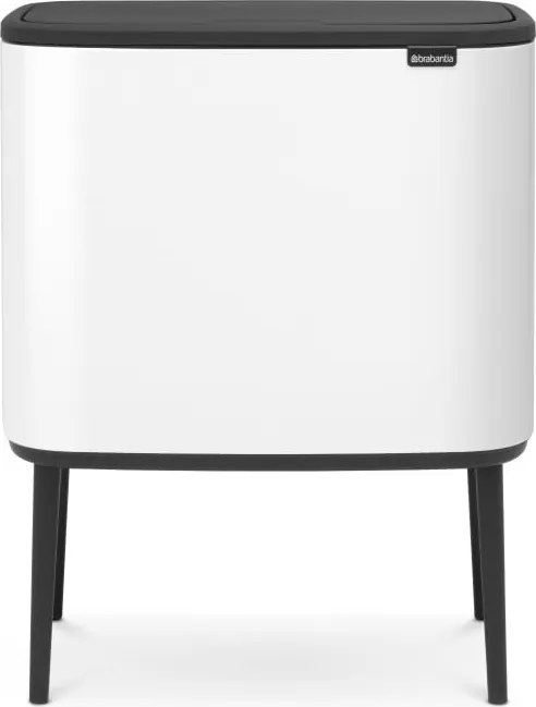 Fehér acél érintésre nyíló szemetes 36 l Bo Touch Bin – Brabantia