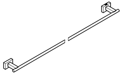 GROHE 40509001 - ESSENTIALS CUBE 600 mm törölközőtartó, fényes króm