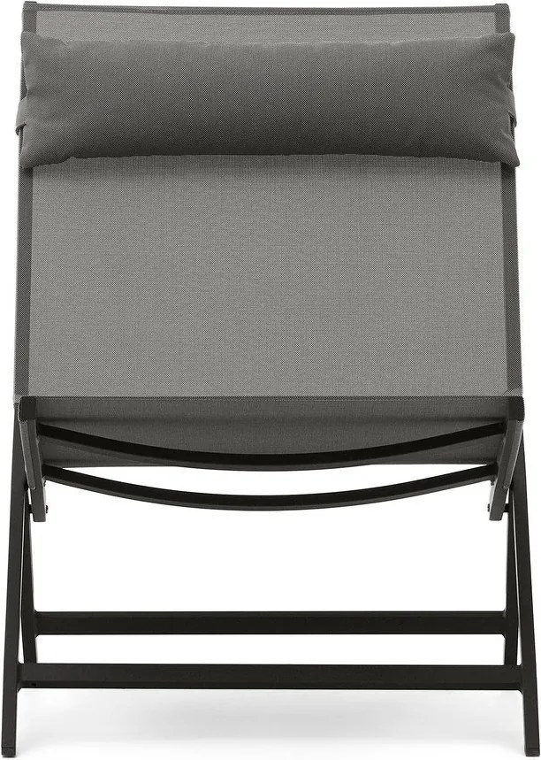 Szürke fém kerti fotel Canutells – Kave Home