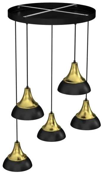 Csillár zsinóron NERGIS 5xE27/60W/230V