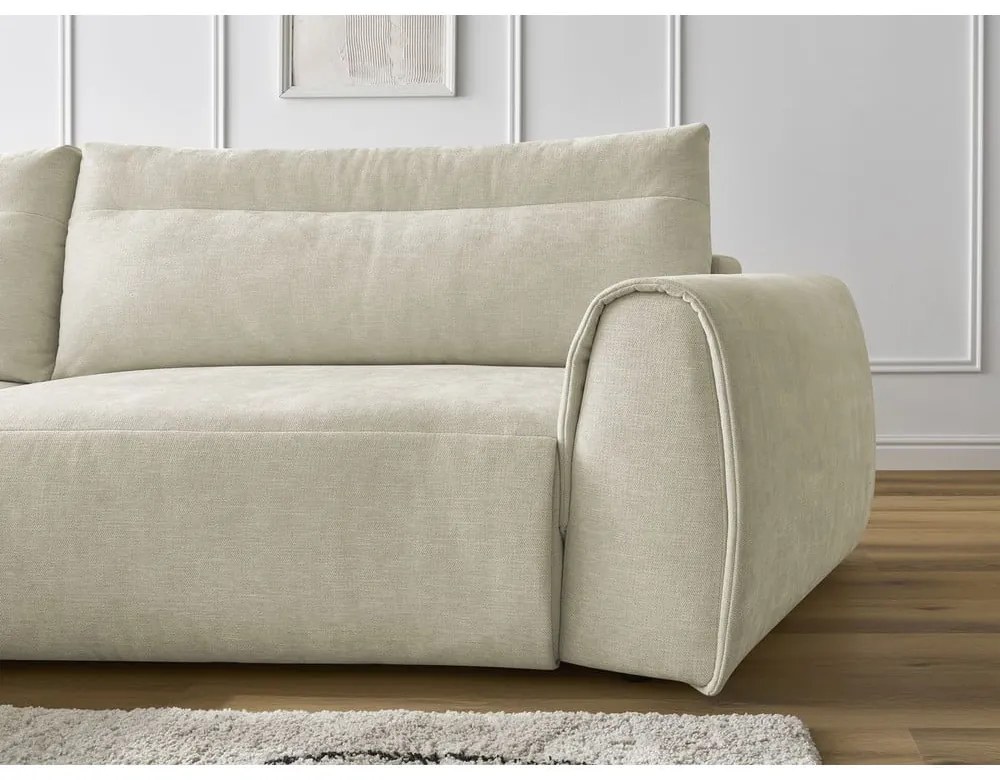 Bézs sarokkanapé Aden – Bobochic Paris