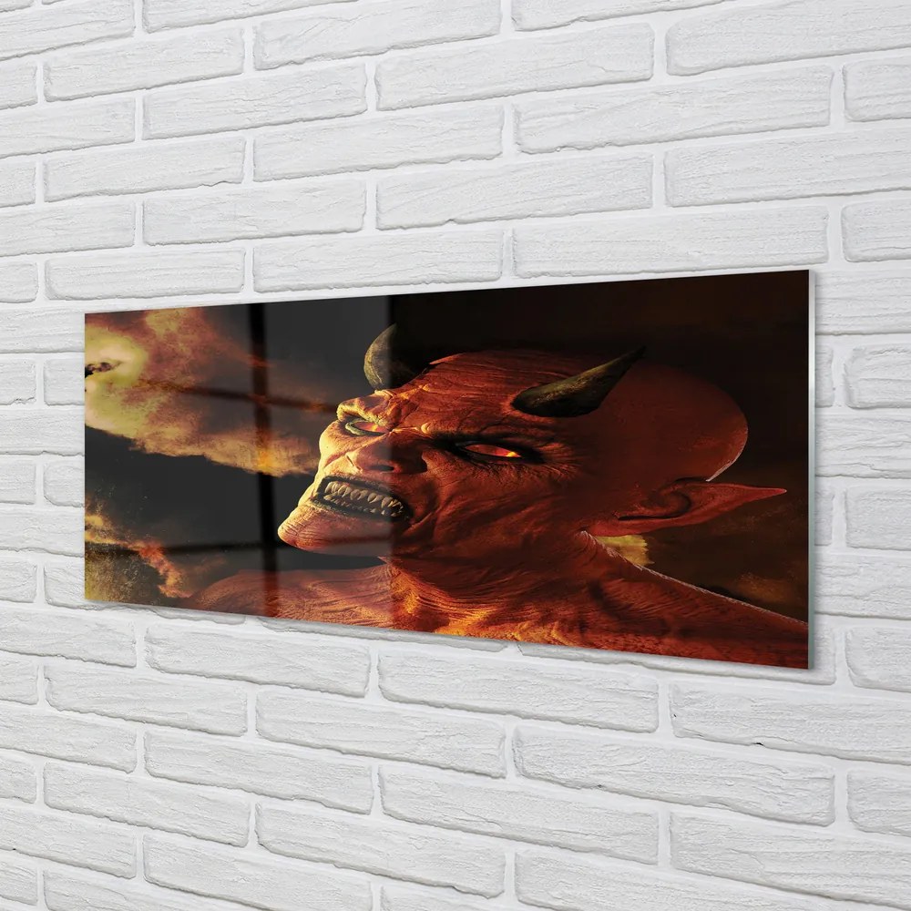 Üvegképek Ördög 120x60cm