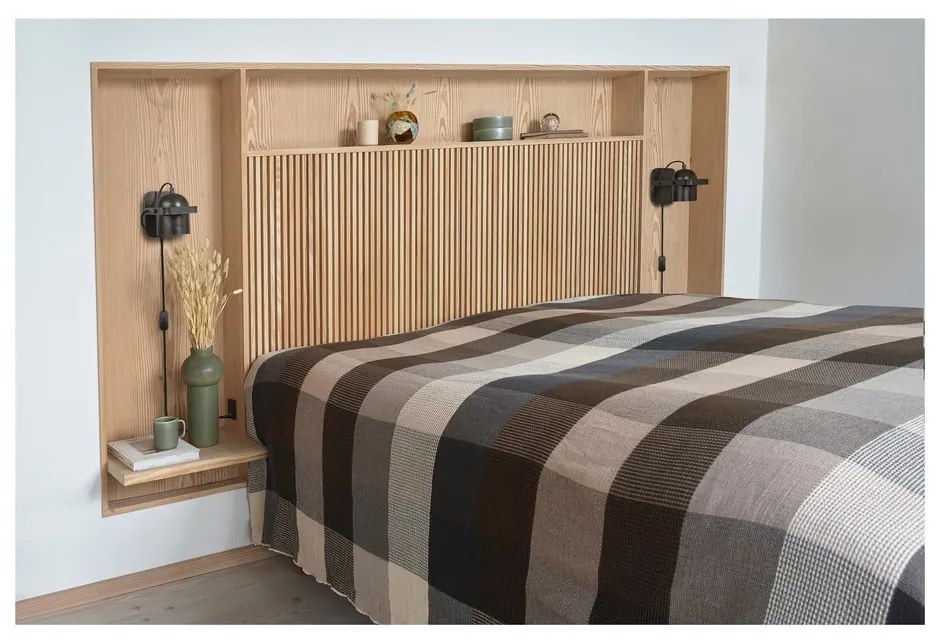 Fekete fali lámpa Nesvik – Villa Collection