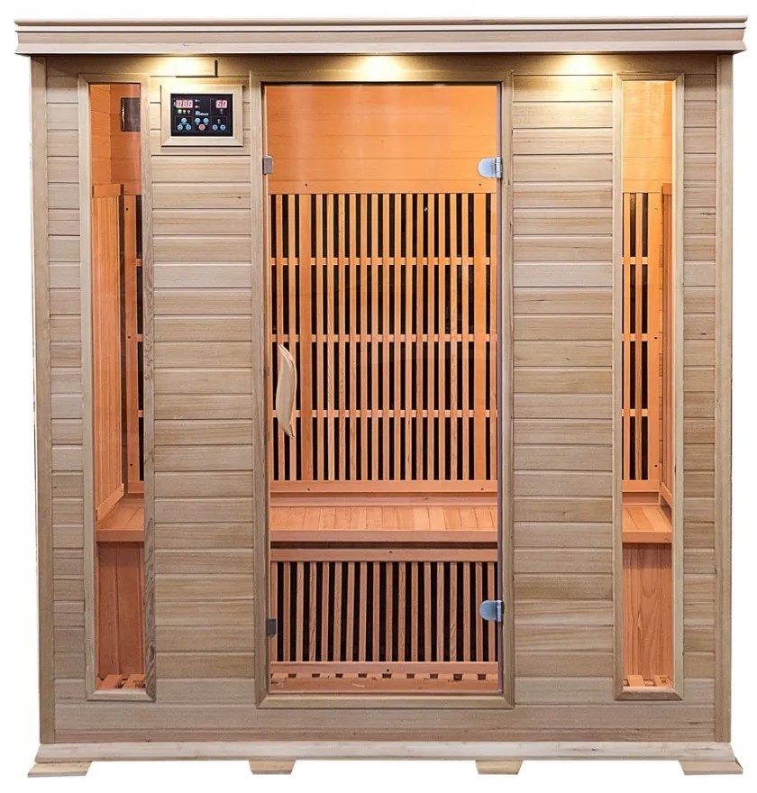 Sauna DeLuxe 4004 Carbon, világosbarna