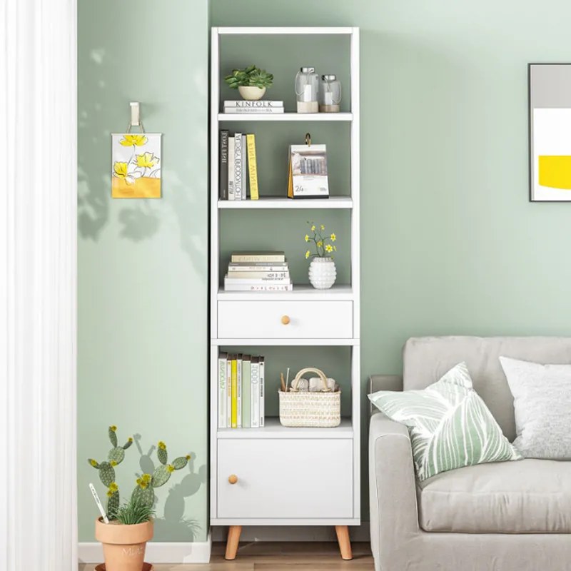 Polcos szekrény 150x24x40cm fehér FUR1833-1