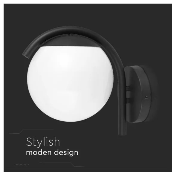 Kültéri fali lámpa 1xE27/60W/230V IP44 fekete