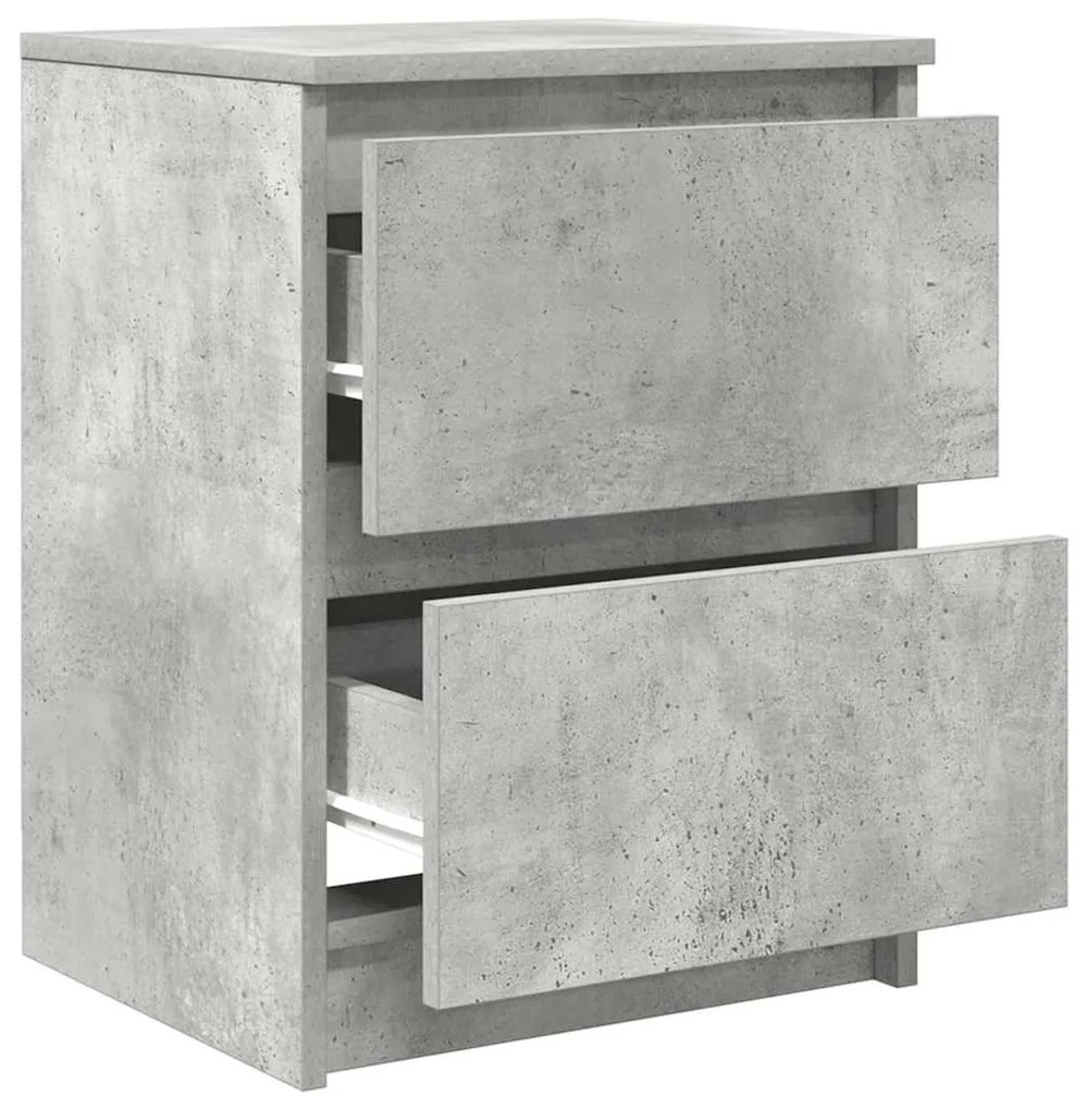 betonszürke szerelt fa TV-szekrény 40x35x54 cm