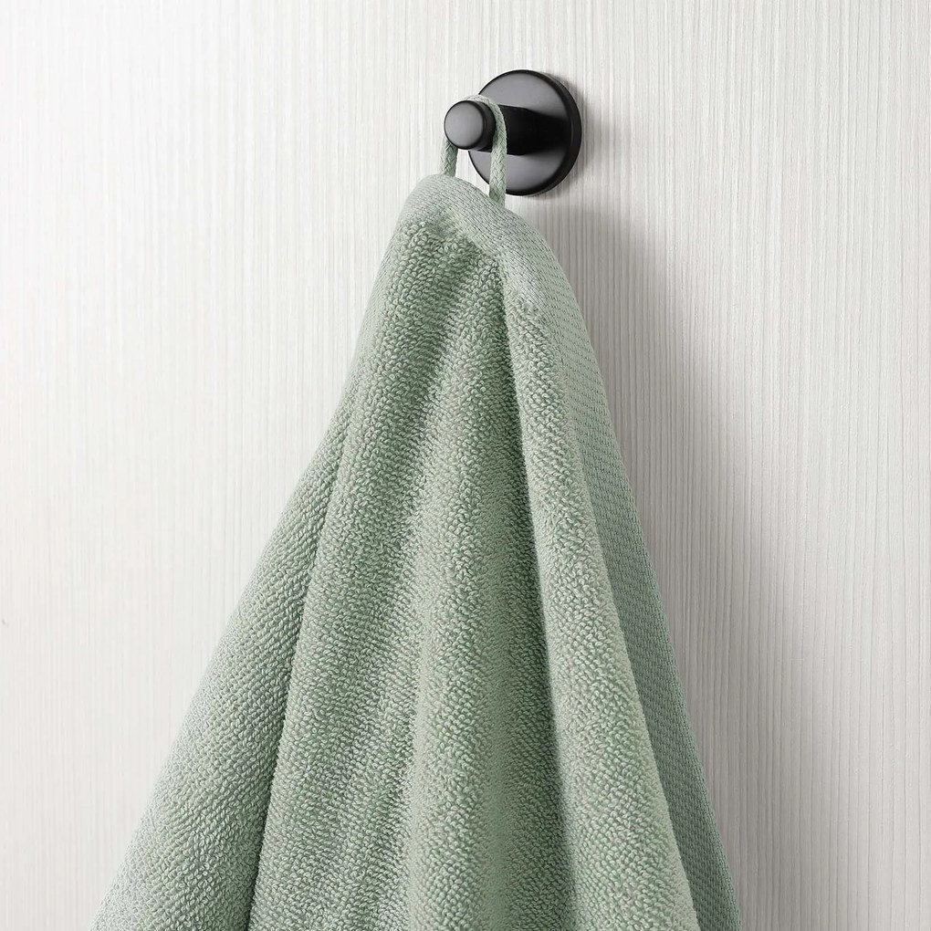 Goldea bordűr nélküli frottír törölköző és fürdőlepedő soft – zsályaszínű 50 x 100 cm