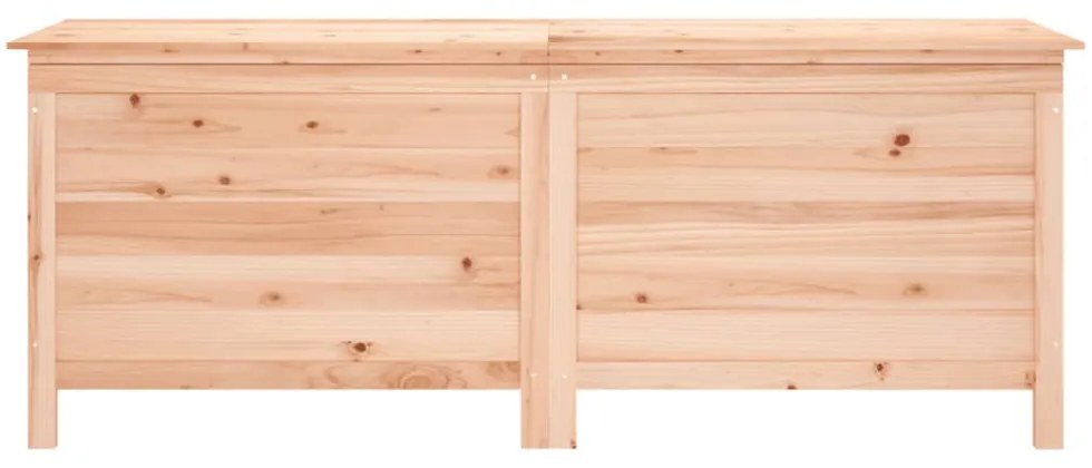 tömör fenyőfa kerti tárolóláda 150x50x56,5 cm