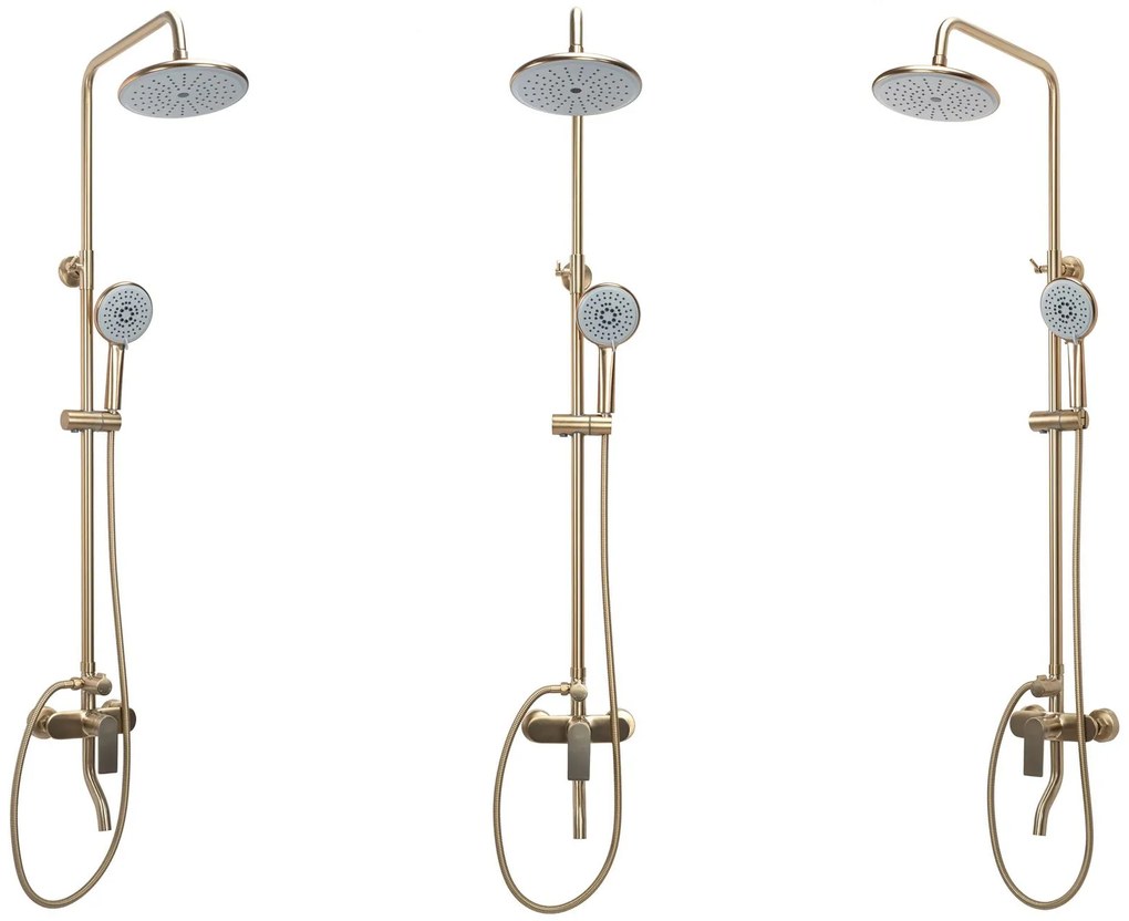 Zuhanyszett Rea VERSO BRUSHED GOLD