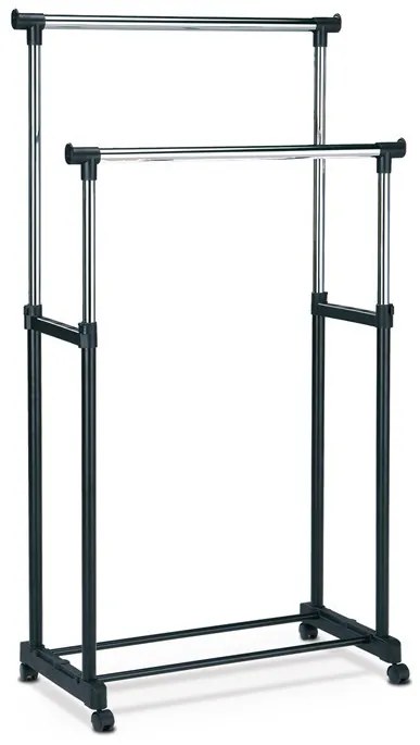 Ruhatároló Állvány Fekete Színben 83488