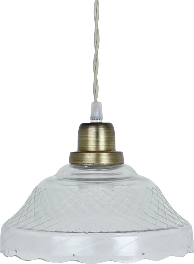 Lámpa Üvegbúra Greta vas átm. 21cm